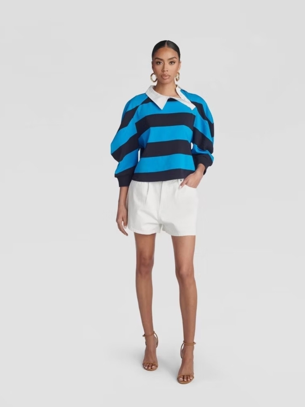 KBB by KAHLANA Women's 'The Striped Crewneck T-Shirt
